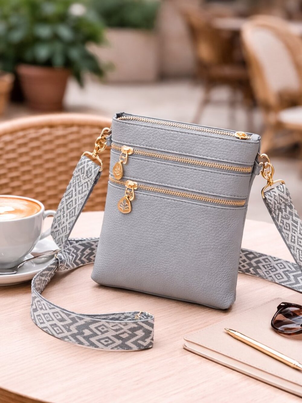 Artizanni Womens Crossbody Vegan Clutch Purse with Guitar Strap EASTER DAY DEALS